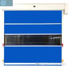 Blue Electric Operate Warehouse Rolling PVC Porta